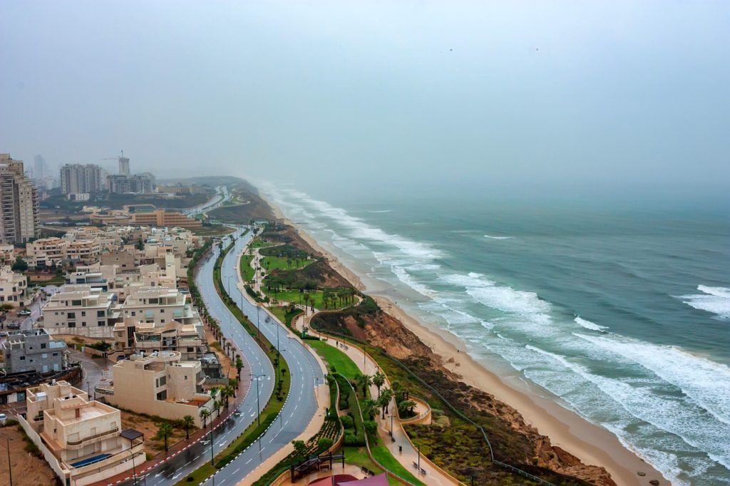 Scenic view of Netanya city, Israel